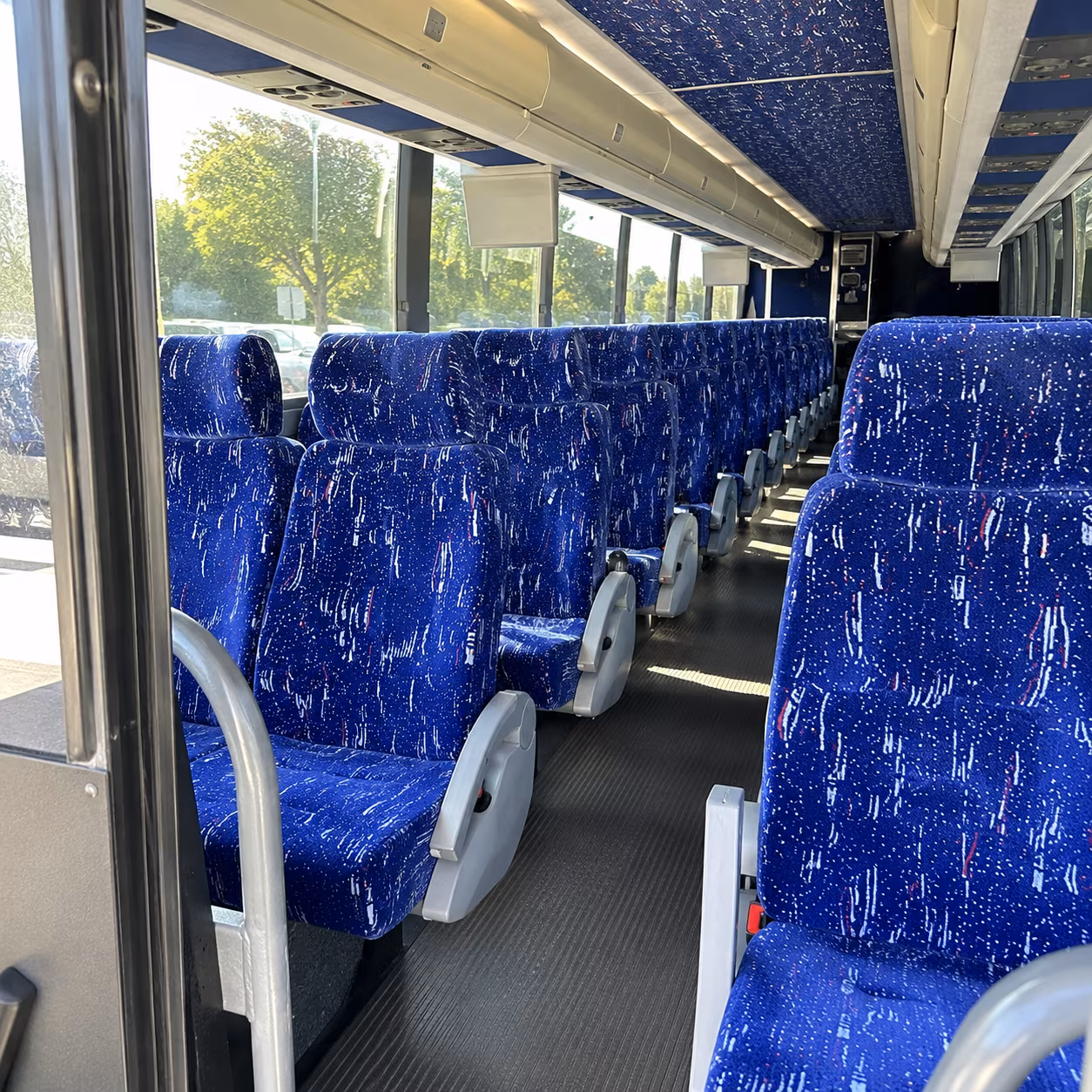 gastonia charter bus inside