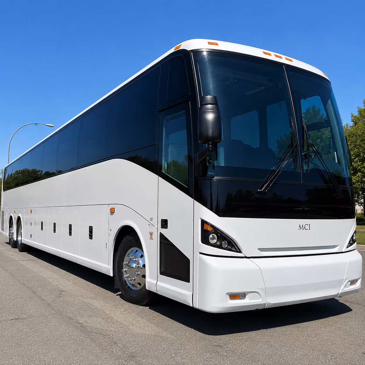 gastonia charter bus rental exterior