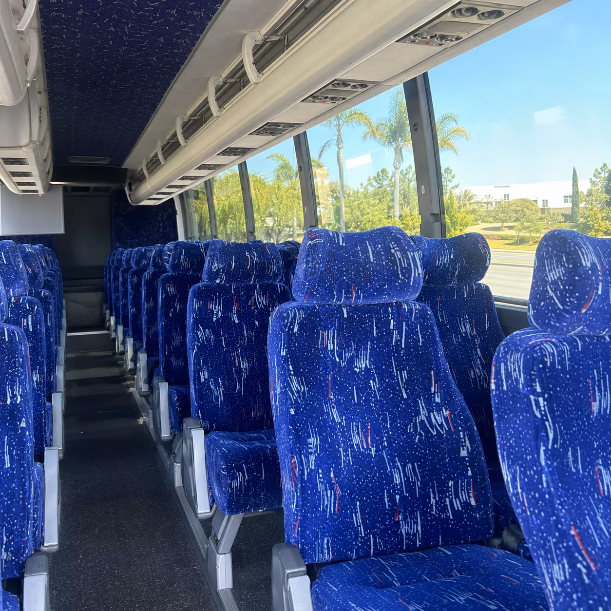 gastonia charter bus rental inside